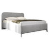 POLSTERBETT Holly - Hellgrau/Schwarz, Holz/Textil (180/200cm) - MIRJAN24