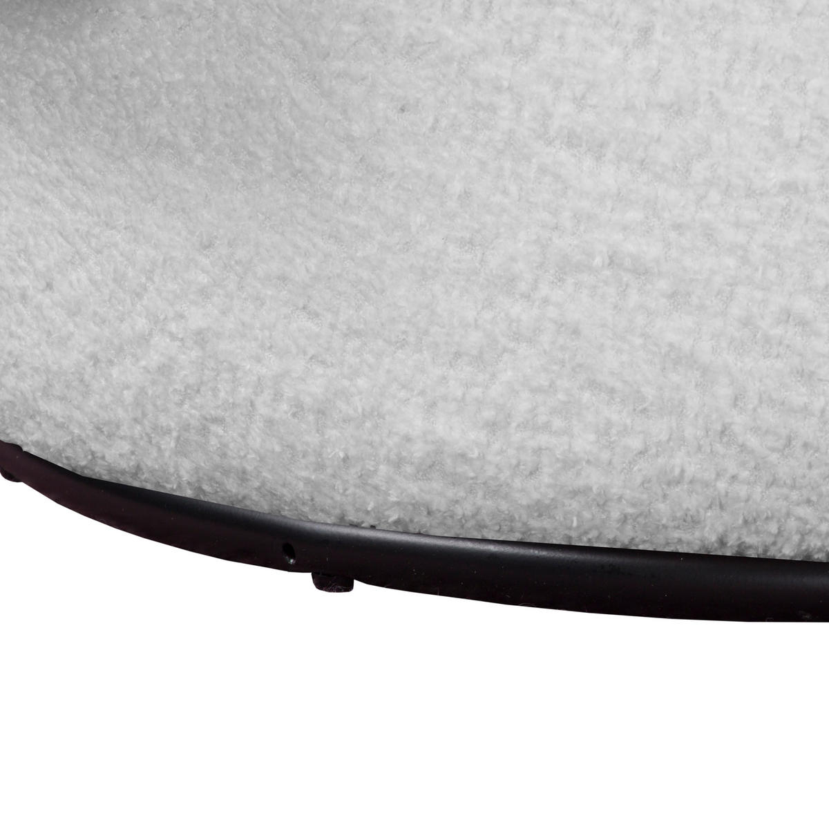 SESSEL TAURUS, Polstersessel Klassisch Loungesessel, Bucle-Stoff Weiß - Weiß, Holz/Metall (90/67/90cm) - MASSENO