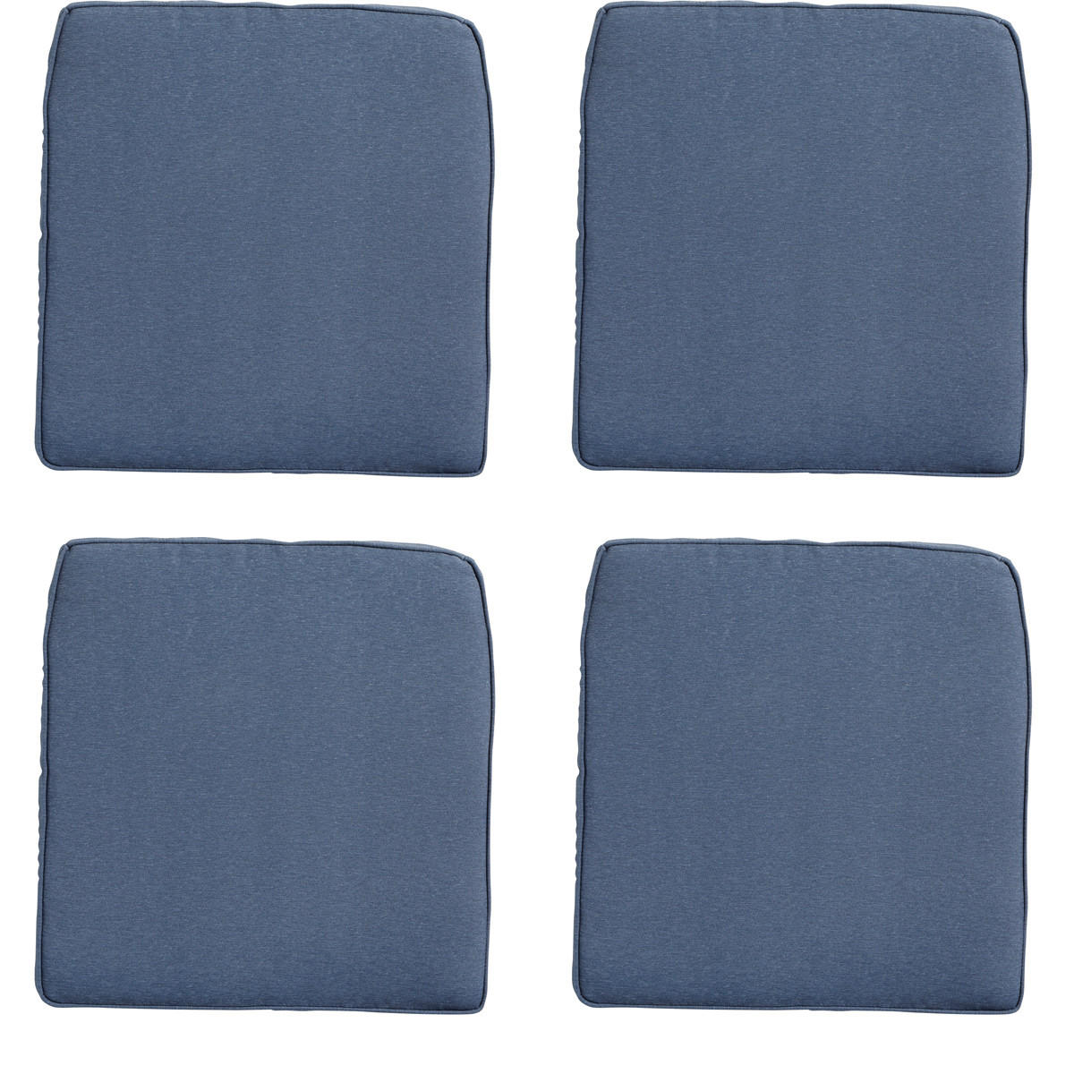 SITZKISSEN Panama 48/48 cm 4er-Set - Dunkelblau, Textil (48/5/48cm) - Madison