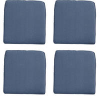 SITZKISSEN Panama 48/48 cm 4er-Set - Dunkelblau, Textil (48/5/48cm) - Madison