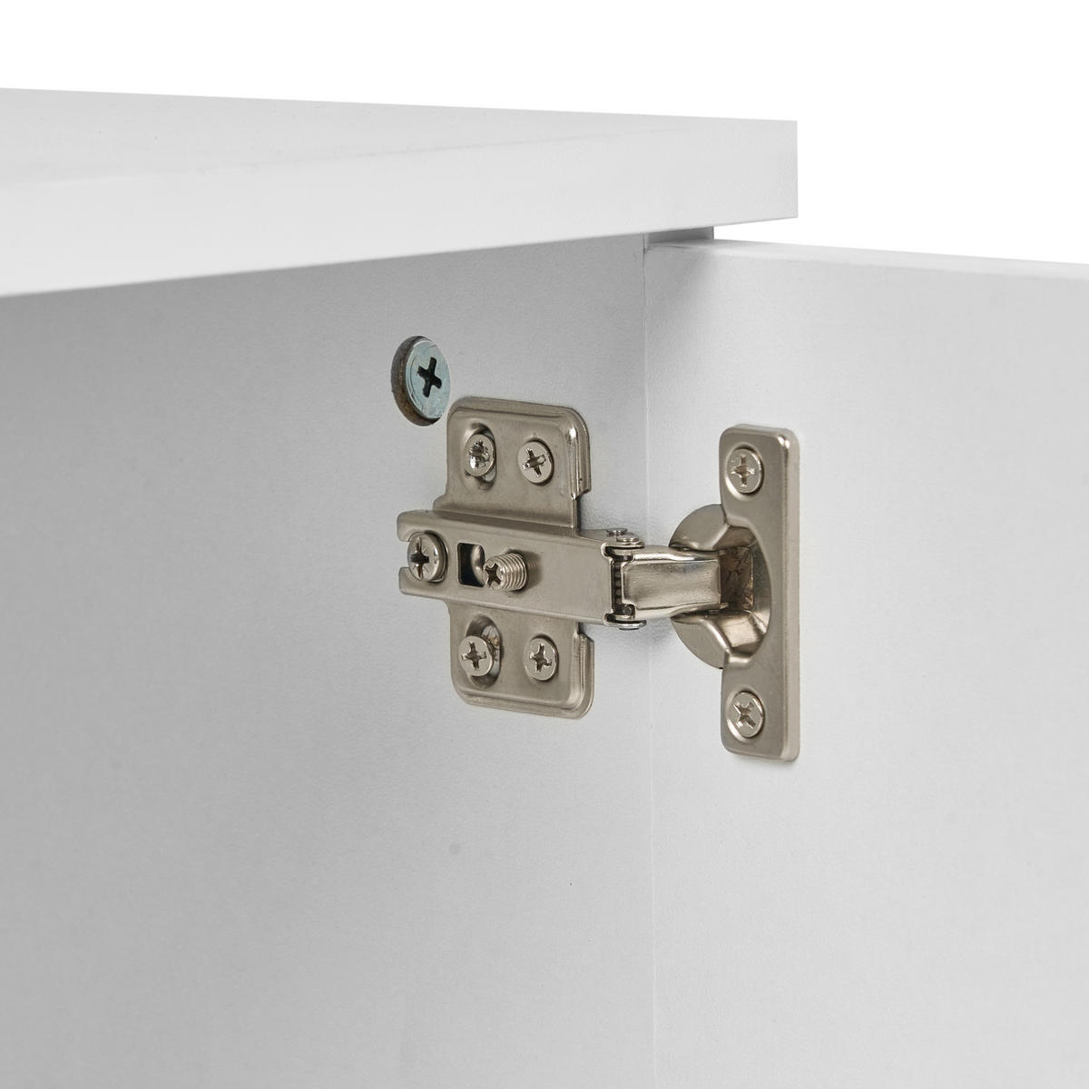 TV-MÖBEL Weiß Winnipeg - Weiß, Holzwerkstoff (102/37/35cm) - Beliani