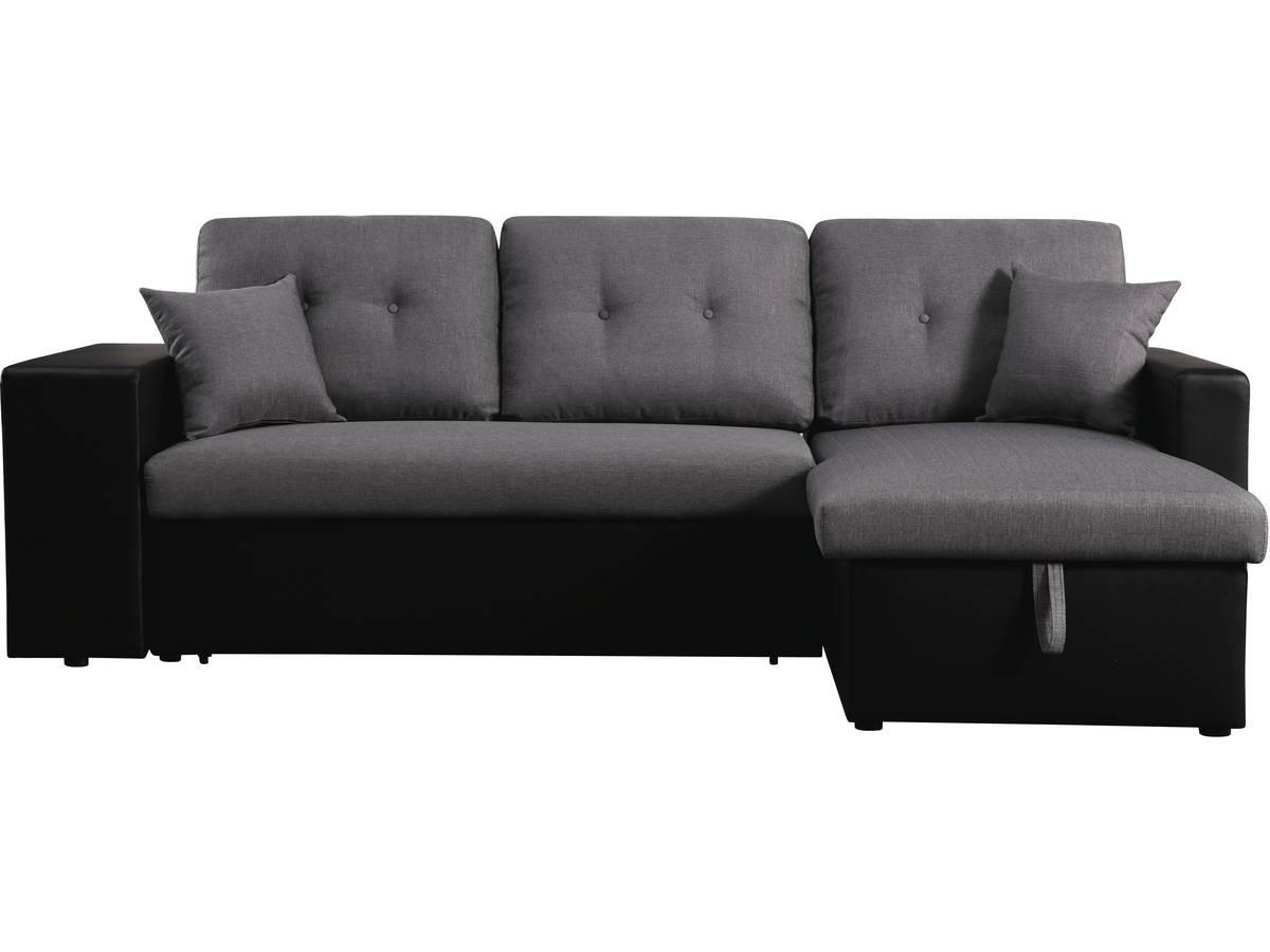 ECKSOFA axel Schwarz/Grau - Grau, Textil (146/233cm) - Habitat Garten