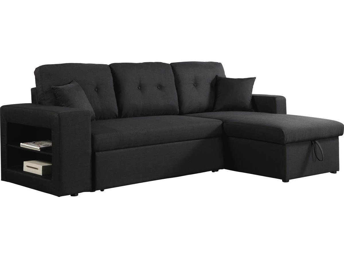 ECKSOFA axel Schwarz - Schwarz, Textil (146/233cm) - Habitat Garten