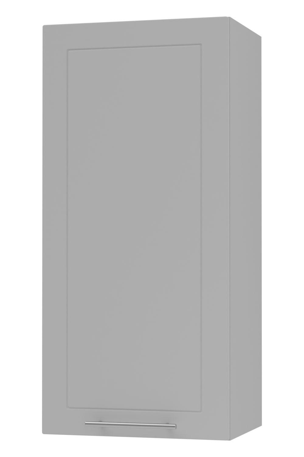 KÜCHENHÄNGESCHRANK Kvantum W4/45 Dust Grey Matt / Grau Matt 45 / 32,5 / 96cm - Grau, Holz/Holzwerkstoff (45/96/32.5cm) - Feldmann-Wohnen