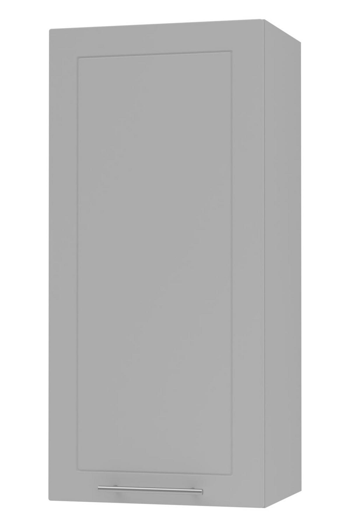 KÜCHENHÄNGESCHRANK Kvantum W4/45 Dust Grey Matt / Grau Matt 45 / 32,5 / 96cm - Grau, Holz/Holzwerkstoff (45/96/32.5cm) - Feldmann-Wohnen