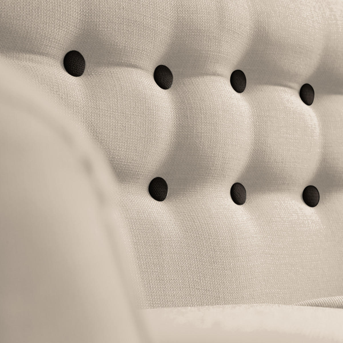 2-SITZER SOFA - Webstoff - Beige, Textil (148/76/67cm) - home24