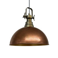 PENDELLEUCHTE Lipeo Vintage 40/23 - Goldfarben/Kupferfarben, Metall (40/23cm) - Bamyum