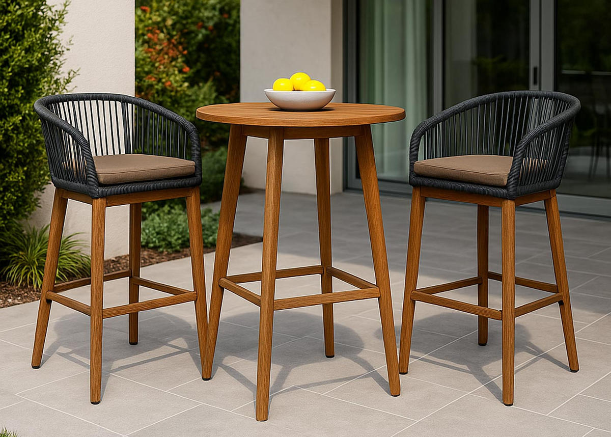 BARSKI STOL Anthracit, Taupe - antracit/sivorjava, kovina (51/92/53cm) - MCW