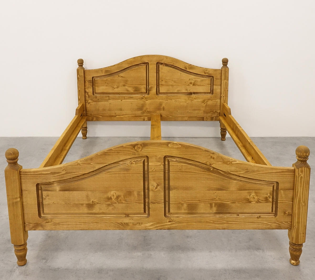 BETT aus Massivholz CHARLOTTE - Hellbraun, Holz (140/200cm) - Seart