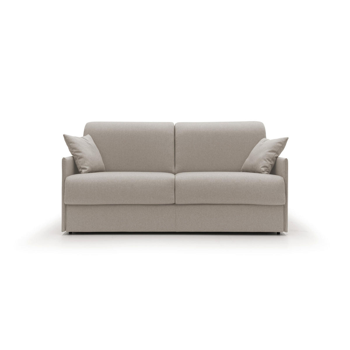 SCHLAFSOFA Evans - Creme, Textil (149/90/96cm) - Divani.store
