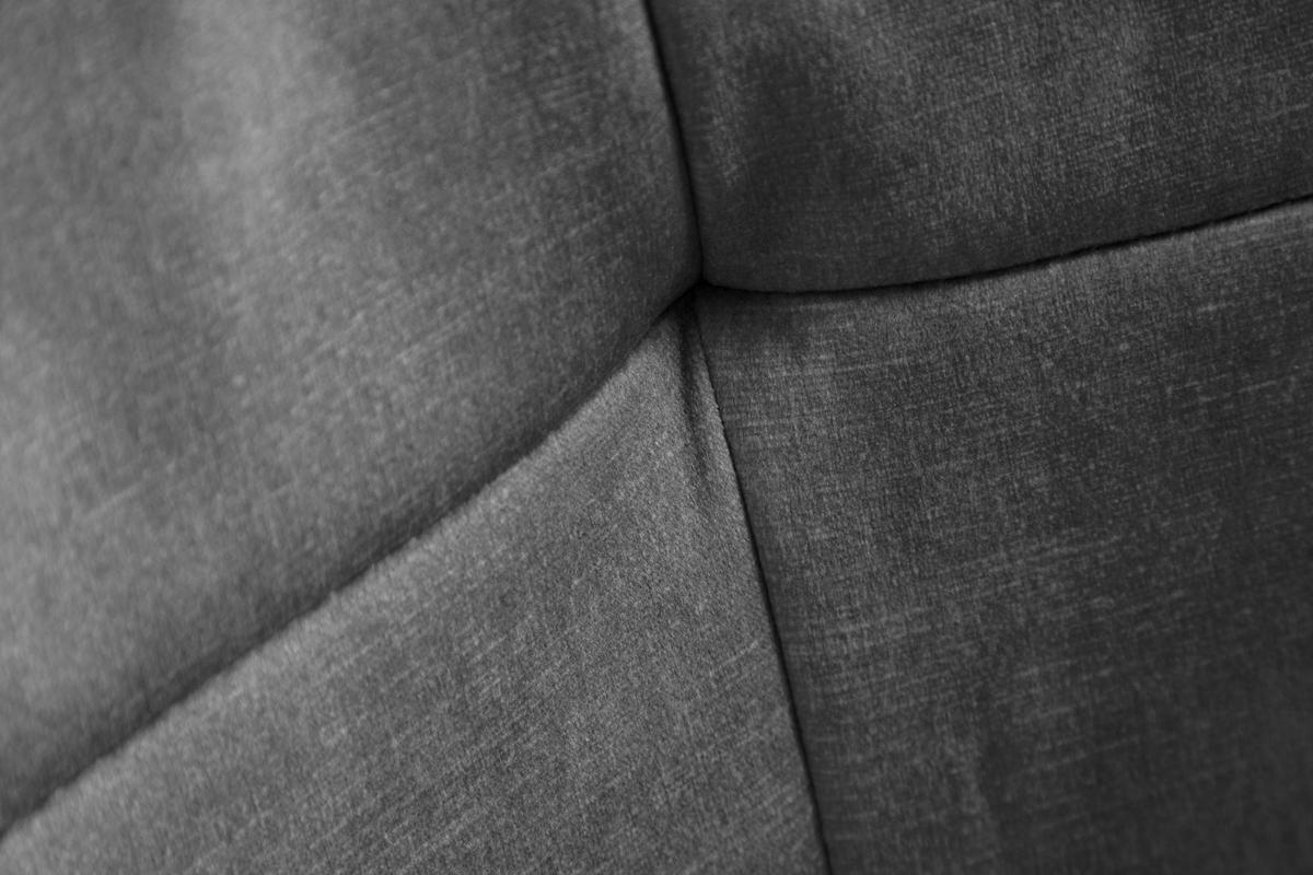 STUHL EUPHORIA Samt Dunkelgrau 90 cm - Dunkelgrau/Schwarz, Textil/Metall (58/81/60cm) - riess-ambiente