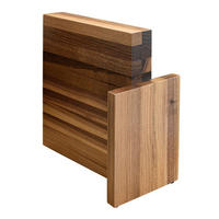 MESSERBLOCK Braun 26/26/26 cm AL90WL - Braun, Holz (26/26/26cm) - ArteLegno