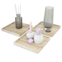 DEKOSCHALE Maya Eiche sägerau 3er Set - Eiche San Remo, Holzwerkstoff (1.8cm) - Vladon