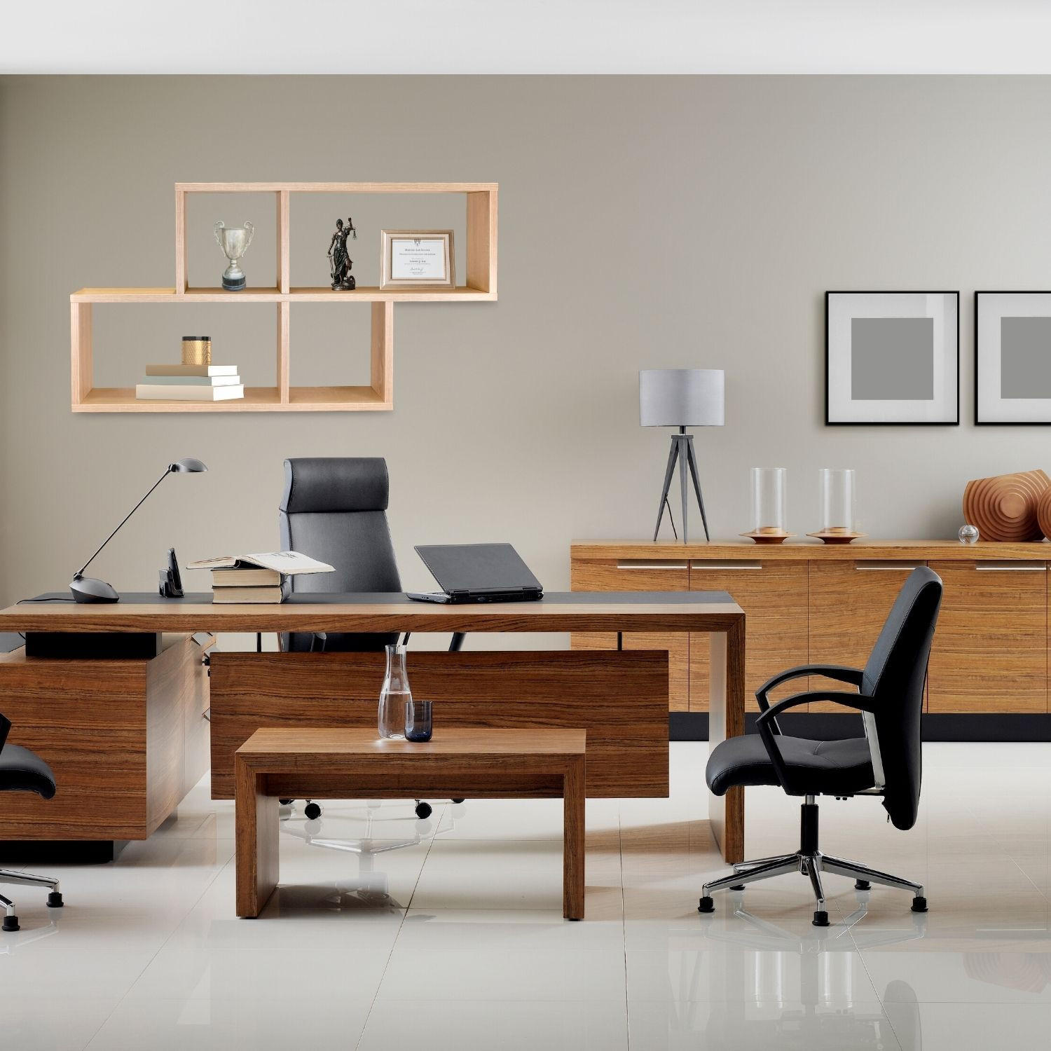 WANDREGAL ERNIE Natur 100/20/53 cm - Naturfarben, Holzwerkstoff (20/53/100cm) - Coemo