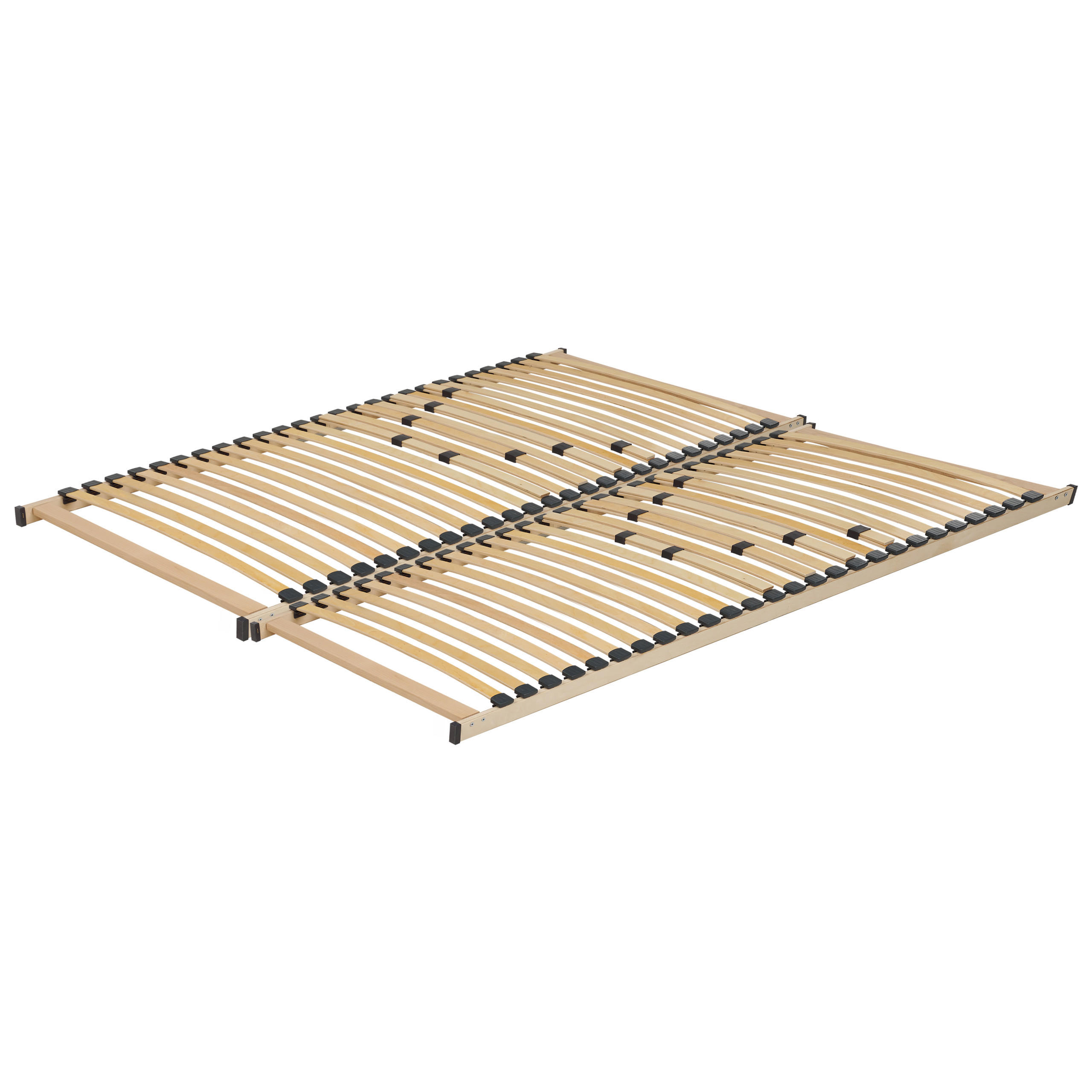 LATTENROST 180x200 cm Heller Holzfarbton Vouziers - Hellbraun, Holz (180/200cm) - Beliani