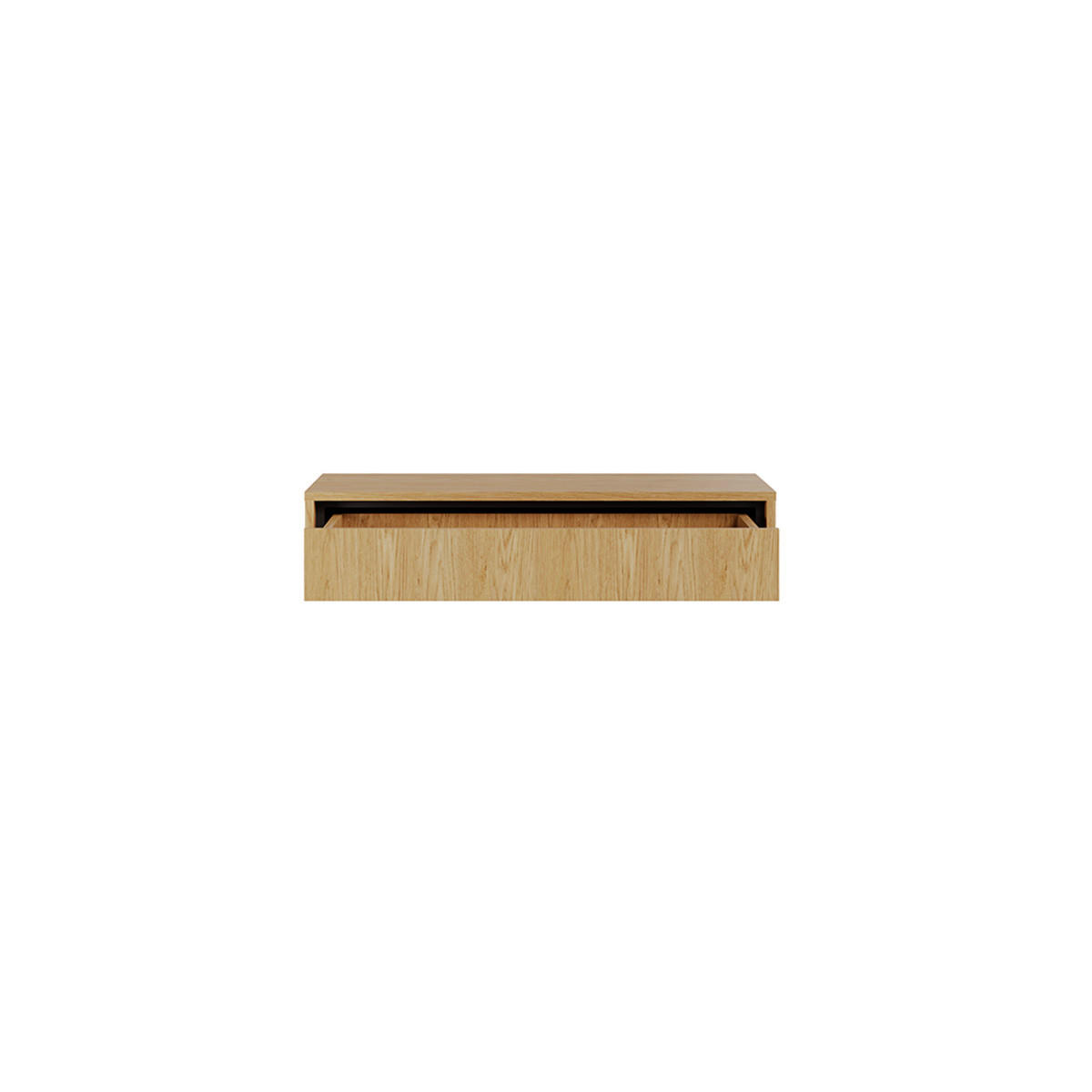 KONSOLE Vidia Holz - Braun, Holzwerkstoff (85.2/18/35cm) - Petits-meubles