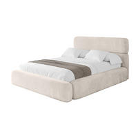POLSTERBETT mit Bettkasten und Lattenrost, Bett mit Matratze H3/H4 - ENORA 120x200 Beige - Beige, Holzwerkstoff/Textil (120/200cm) - ALTDECOR
