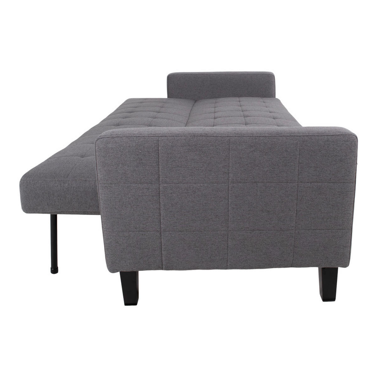SOFA Grau - Grau, Holzwerkstoff (85/81/204cm) - ebuy24