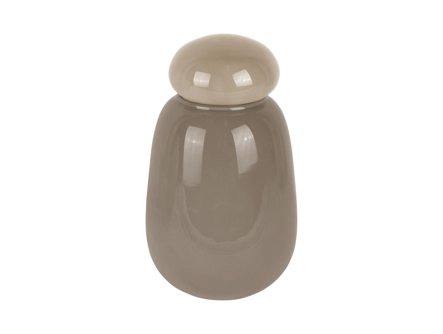VASE Nuevo Dulce - Grau - 12,5/22 cm - Grau, Glas (12.5/22cm) - Present Time