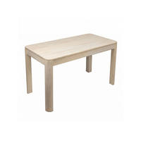 ESSTISCH CHARENTE, Mango Massivholz, handgefertigt, Weiß-Mango, 120 x 60 x 76 cm - Beige/Weiß, Holz (60/120/76cm) - KADIMA DESIGN