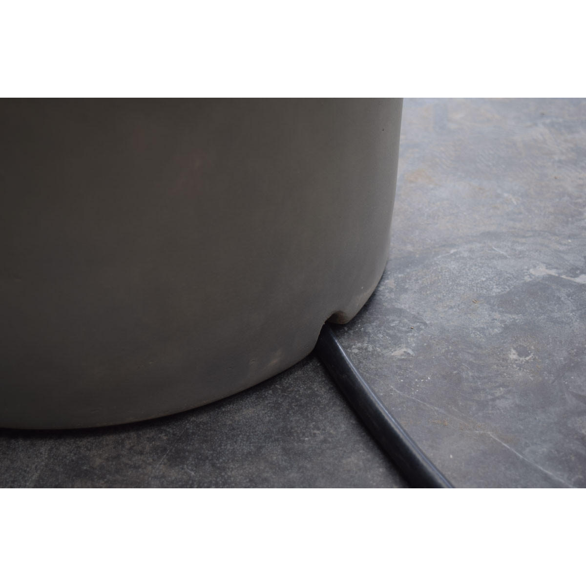 ABDECKUNG für 5 kg Gasflaschen in Beton-Optik dunkelgrau - Grau, Stein (40/50/40cm) - Elementi