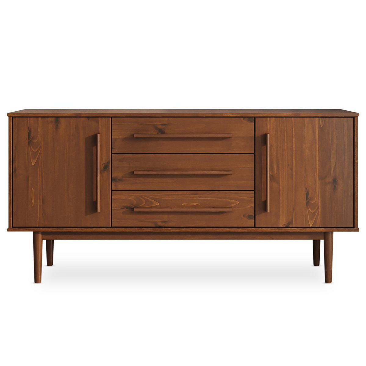 SIDEBOARD TECCA Kastanie - Kastanienfarben, Holz (145/71/43cm) - IDIMEX