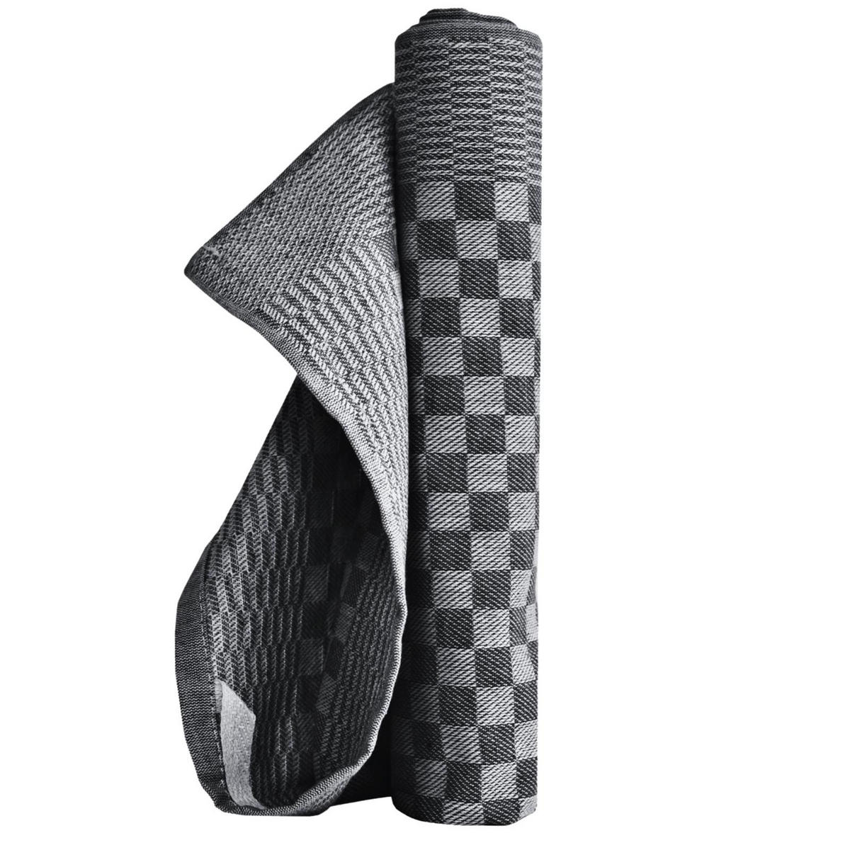 GESCHIRRTÜCHER 50x70 cm im 10er Set aus 100% Baumwolle, Zwirn-Qualität Grubentücher Schwarz - Schwarz, Textil (50/70cm) - Carpe Sonno