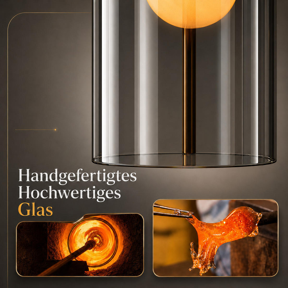 PENDELLEUCHTE Margossian 8/8/145.5 cm - Schwarz, Metall (142/12/12cm) - Nettlife