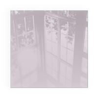 GLASPLATTE für Kamin 50x50 cm - Lila, Glas (50/50/0.4cm) - TULUP