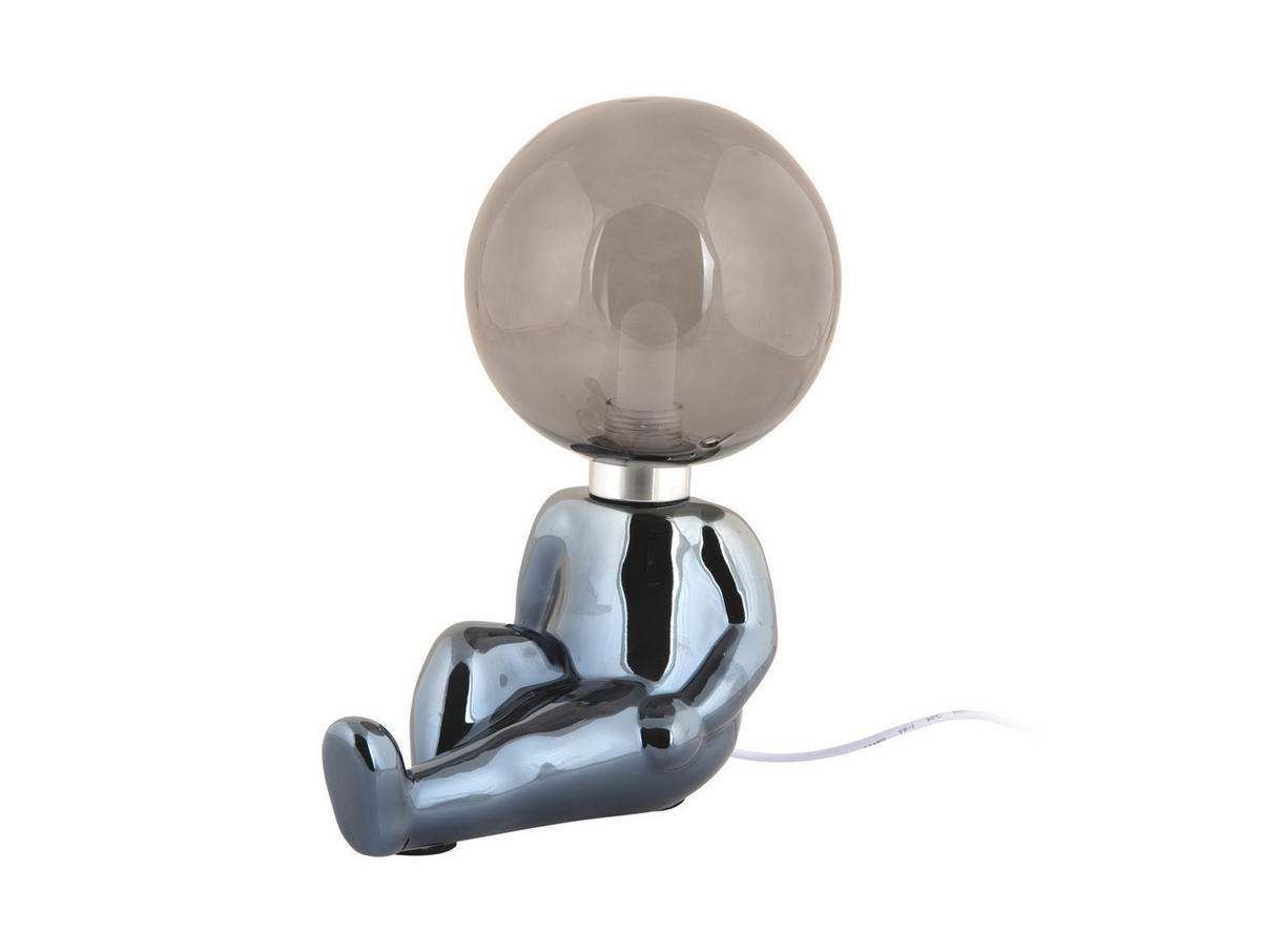 TISCHLAMPE Ross 16.5/12/22.5 cm - Schwarz, Keramik (16.5/12/22.5cm) - Leitmotiv