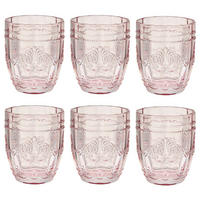 TRINKGLÄSER (6er Set) Victorian 250 ml - Hellrosa, Glas (0.25L) - Butlers