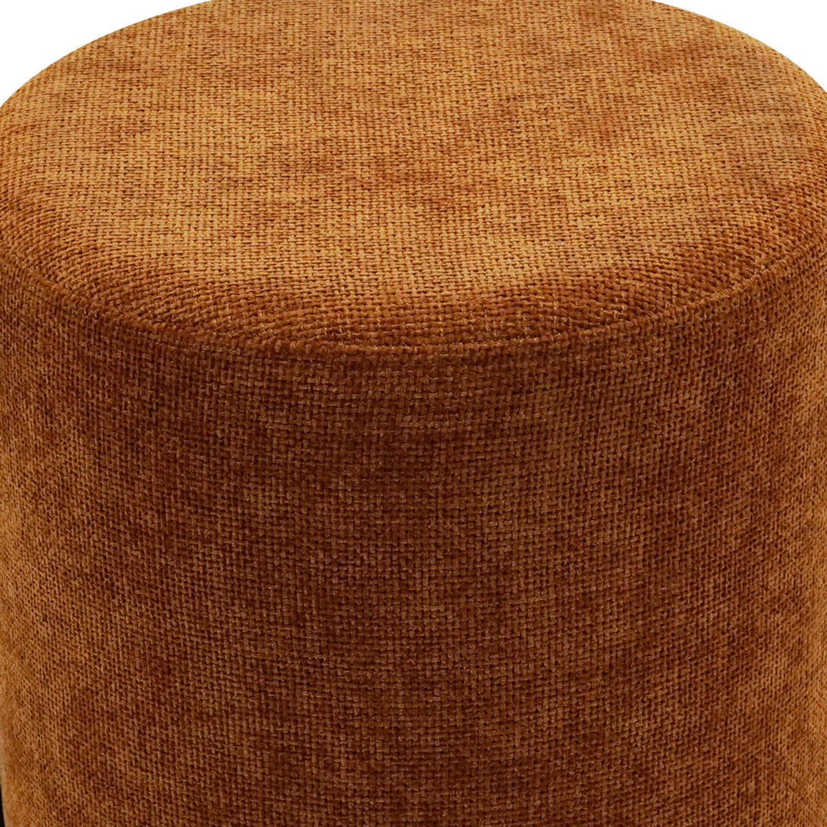 POUF Dunkelorange 38/38/43,5 cm - Orange, Textil (38/43.5/38cm) - Mobili Rebecca