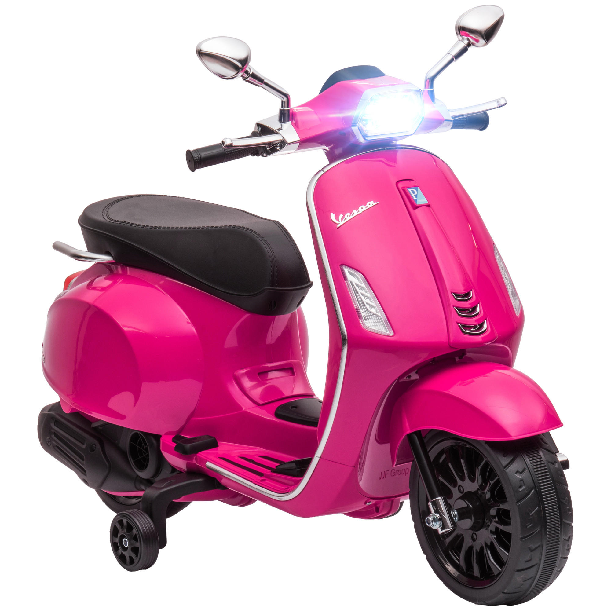ELEKTRO-KINDERAUTO DE-13036 Stützräder Rosa - Pink, Kunststoff (107/47/73cm) - ComfortXL