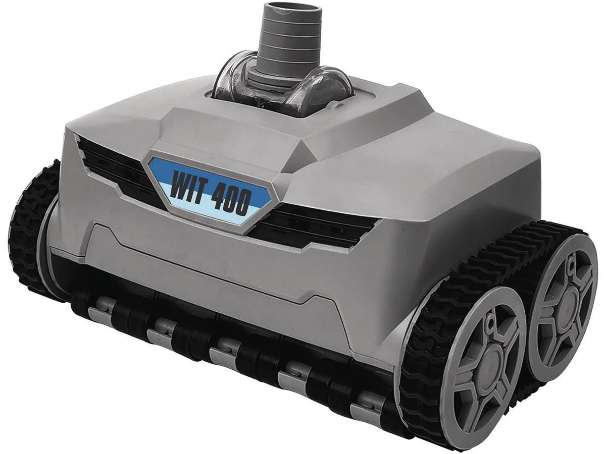 HYDRAULISCHER POOLROBOTER faster Grau - Grau, Kunststoff (34/21/19cm) - Habitat Garten