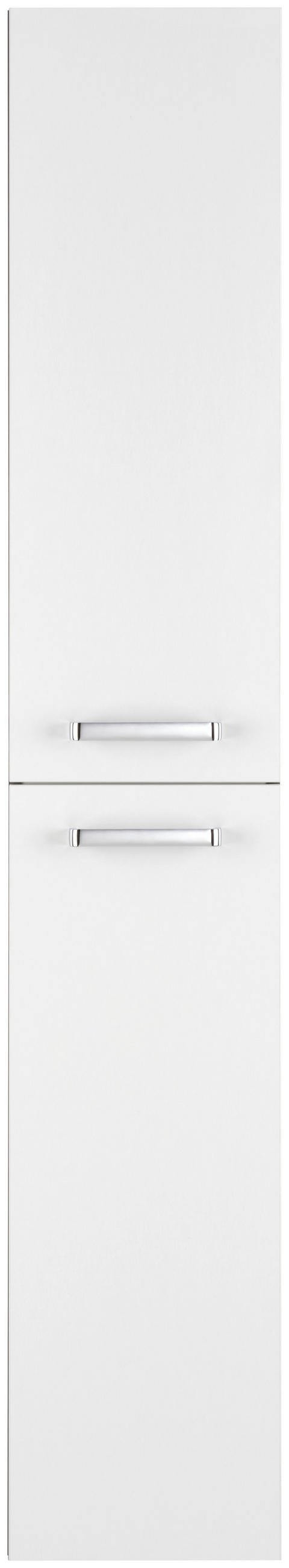 HOCHSCHRANK Carin in Weiß - Dunkelgrau, Holzwerkstoff (30/168/32.6cm) - Mömax