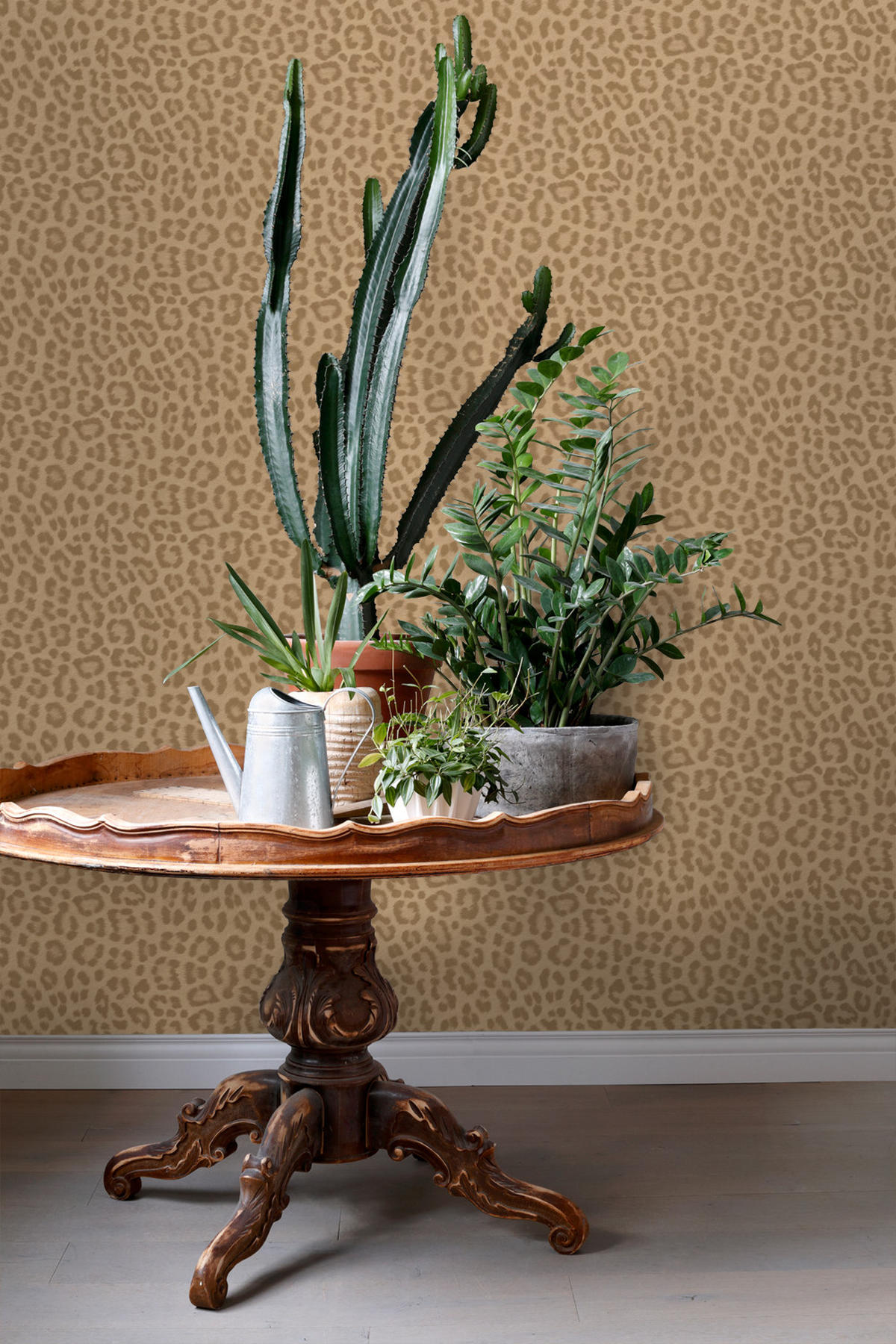 TAPETE Leopardenmuster 53 cm x 10.05 m - Braun, Papier (53/1000cm) - ESTAhome