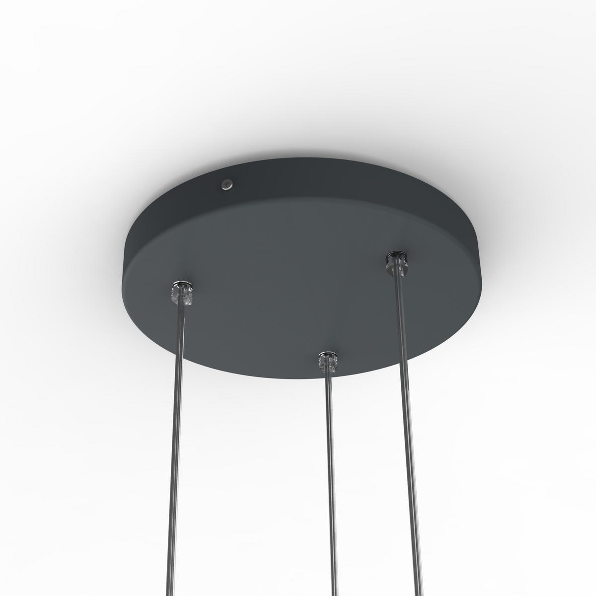 HÄNGELEUCHTE - Anthrazit, Metall (35/35/22cm) - Lumicom