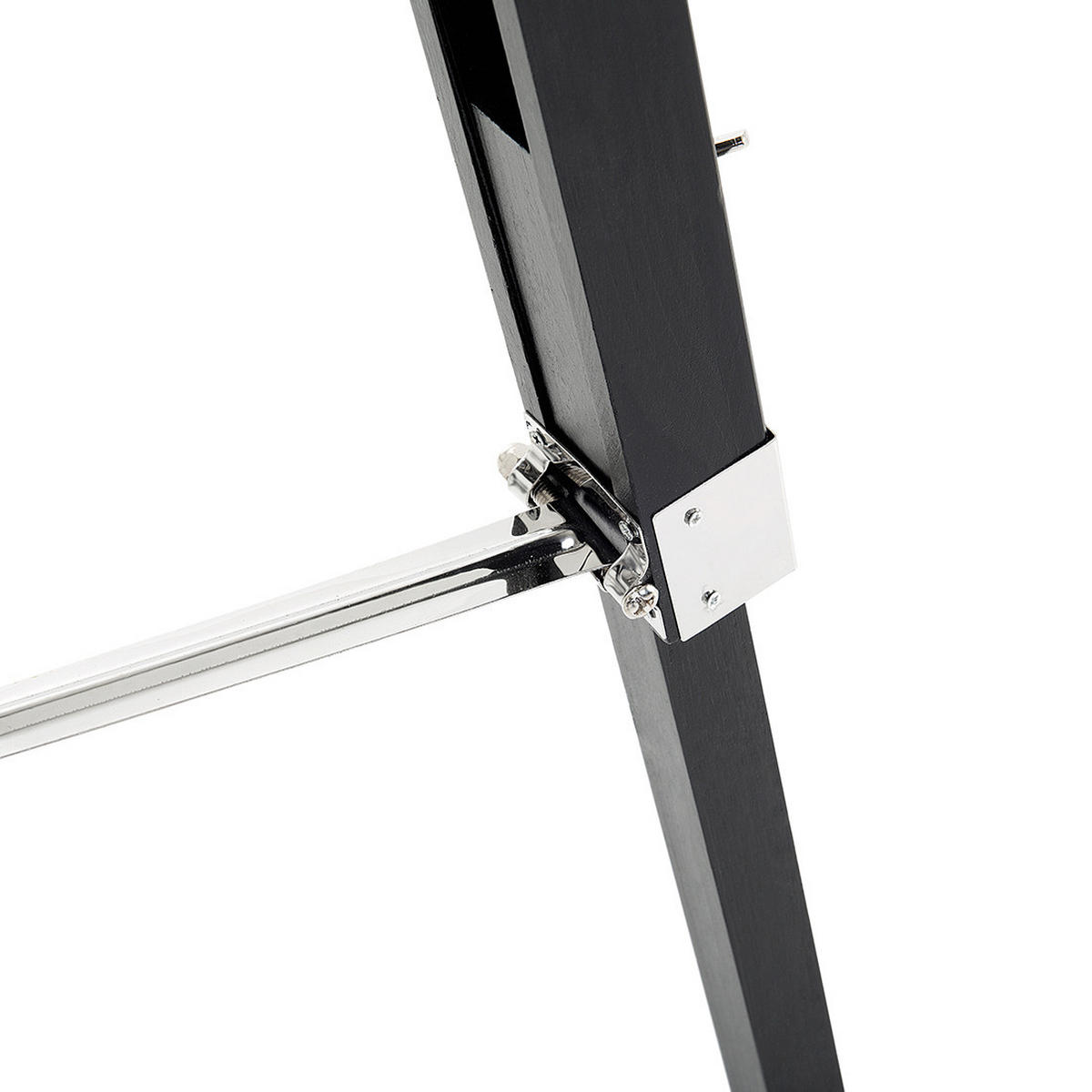 STEHLAMPE Madeira 68/68/143 cm - Schwarz, Holz (68/68/143cm) - Beliani