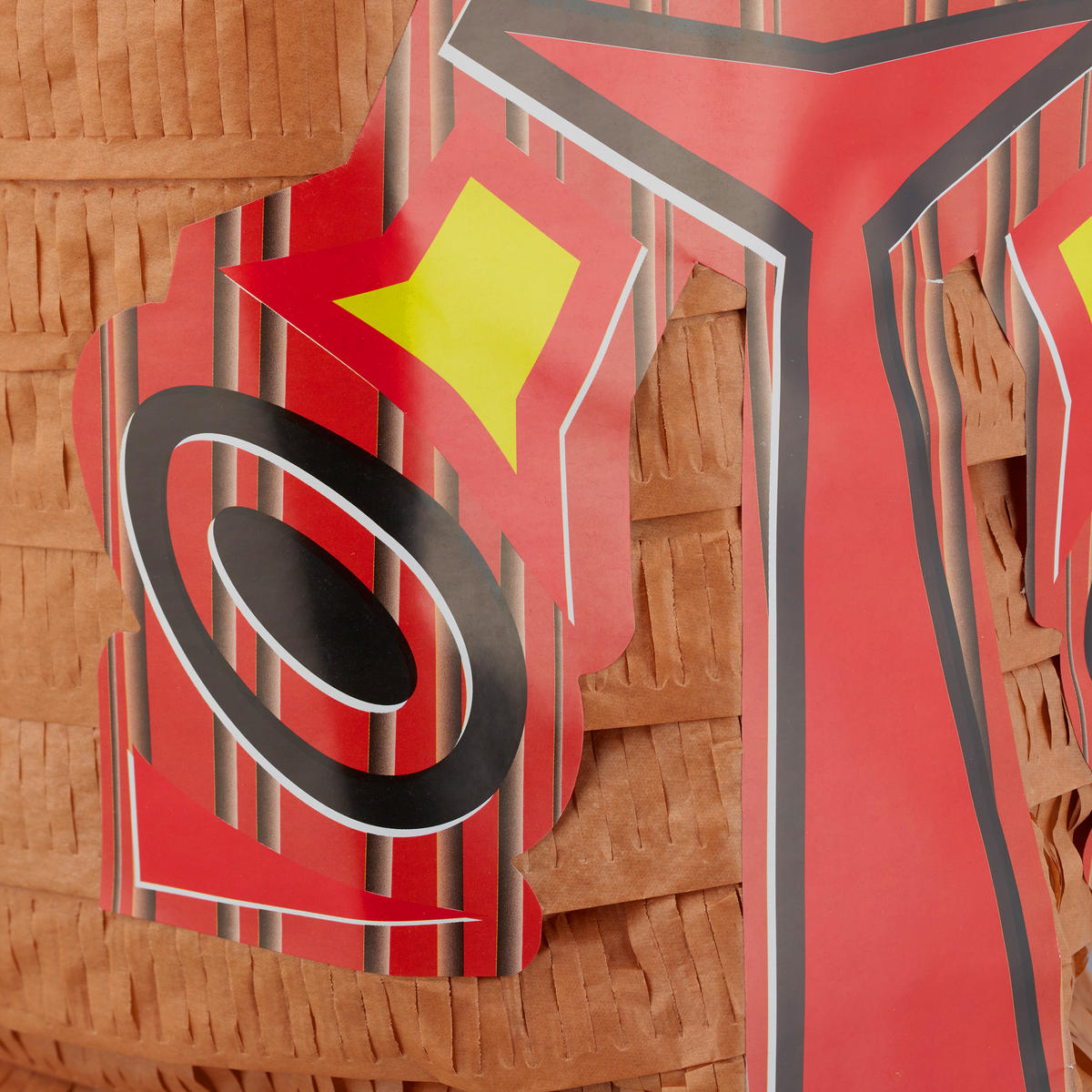 PINATA Tiki - Multicolor, Papier (30/47/20cm) - Relaxdays