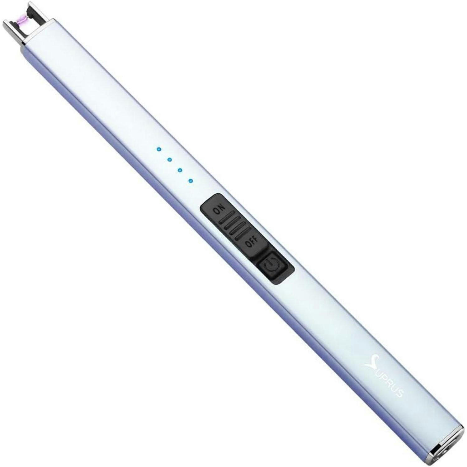 ELEKTRISCHES Feuerzeug Lichtbogen Blau - Weiß, Kunststoff (1.6/1.2/19.2cm)