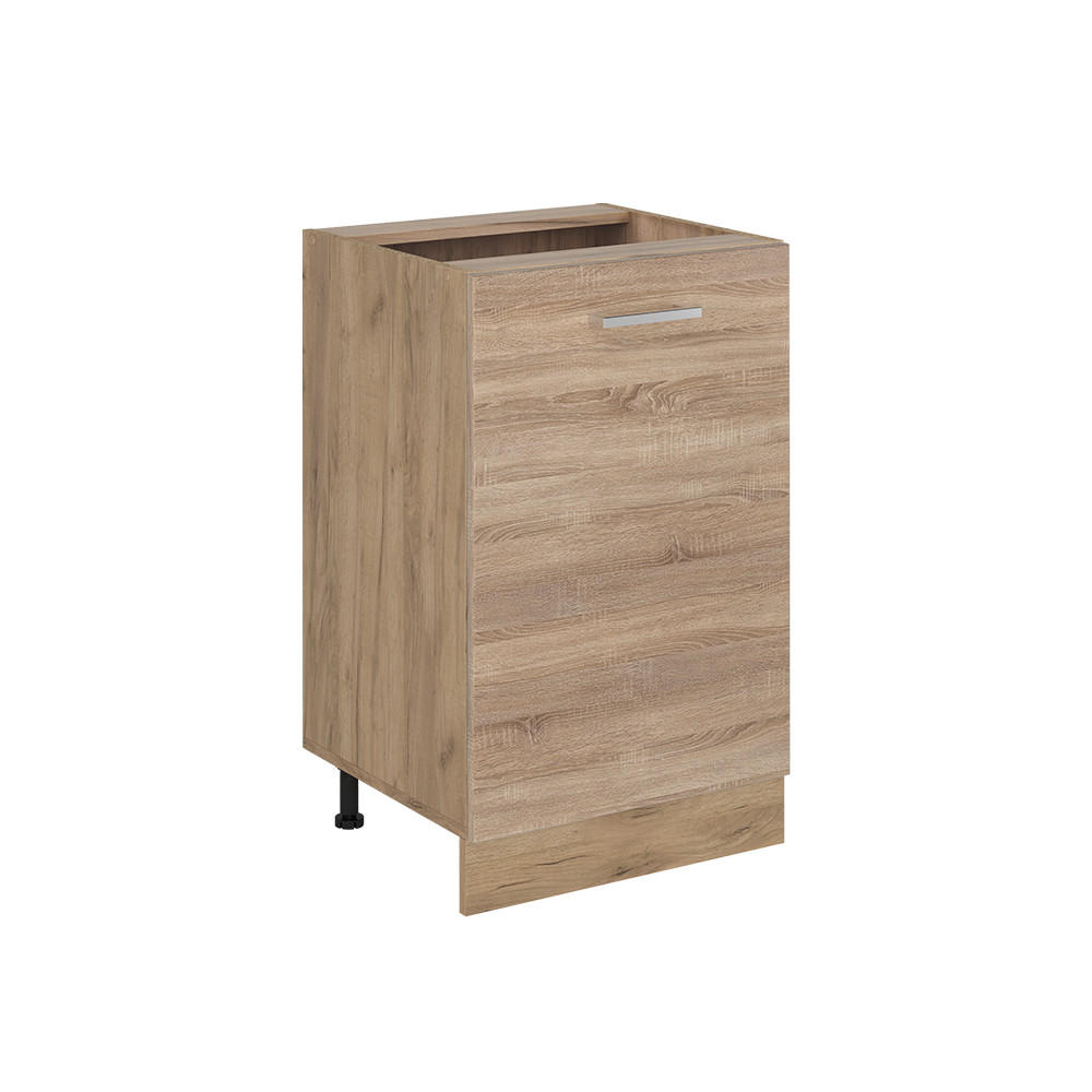 SPODNÍ SKŘÍŇKA KUCHYŇSKÉ LINKY R-Line, Sonoma/Zlatý mocný dub, 50 cm bez pracovní desky - Sonoma dub/barva dubu, kompozitní dřevo (50/81.6/46cm) - Vicco