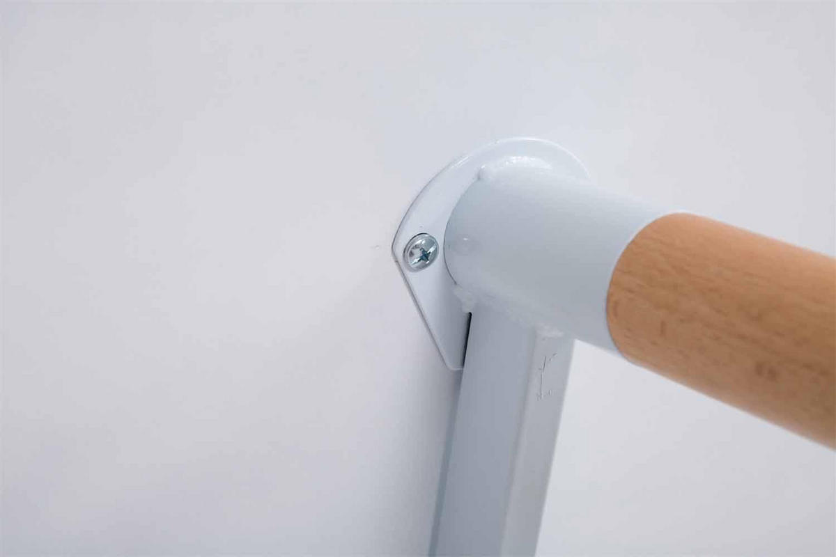 KONSOLENTISCH rund 80 cm Holz Weiß - Eukalyptusholzfarben/Weiß, Holz (80/80/75cm) - CLP