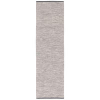 BAUMWOLLE KELIM TEPPICH LÄUFER EASY - Grau, Textil (90/160cm) - Pergamon