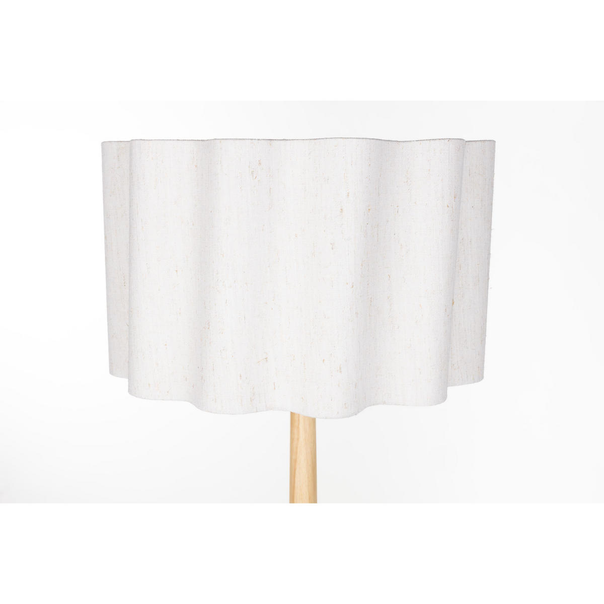 STEHLAMPE Scallop Natur - Naturfarben, Holz (30/50/149cm) - Dutchbone