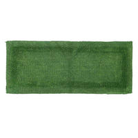 BADEMATTE 40/100 cm, 100% Baumwolle, wendbar - Smaragdgrün, Textil (40/100cm) - Homescapes