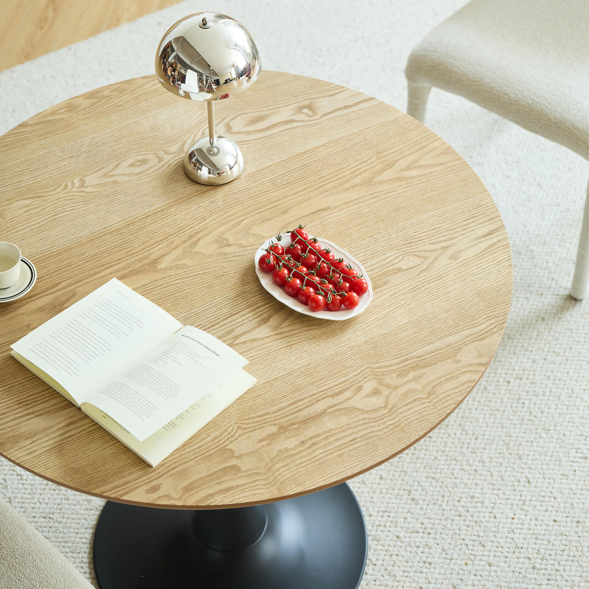 ESSTISCH Rund Braun 90 x 90 x 75 (cm) - Braun, Holz (90/90/75cm) - Nordlys