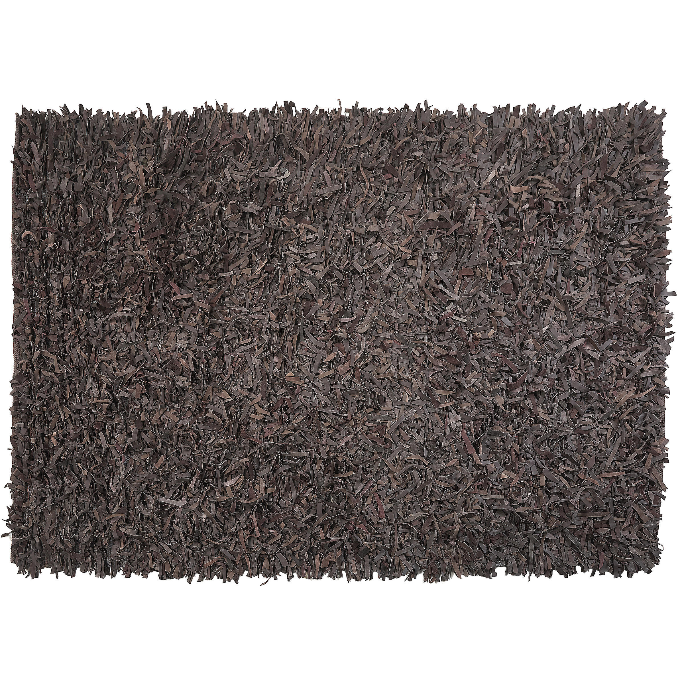 SHAGGY-TEPPICH Mut 200/140 cm - Braun, Fell (140/200cm) - Beliani