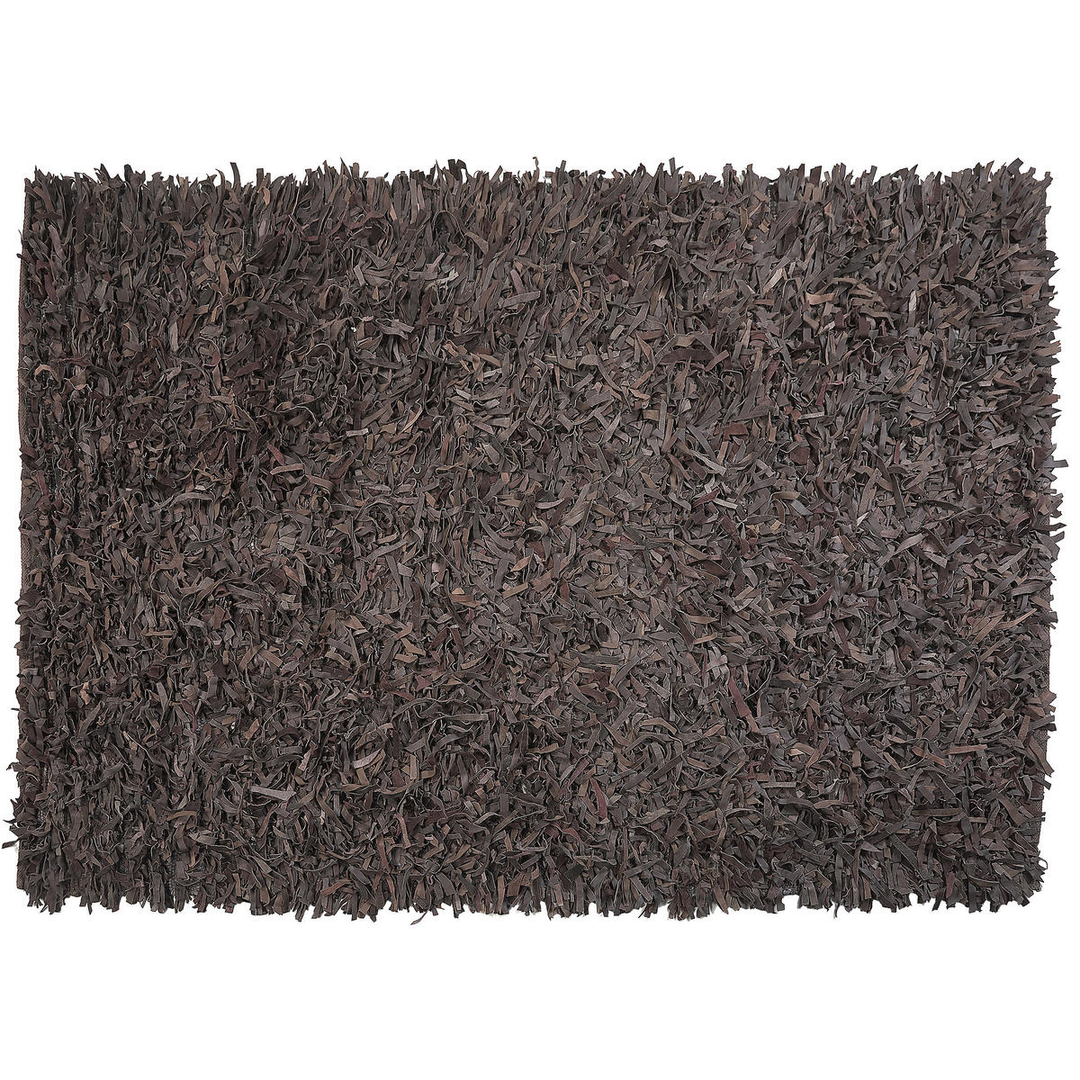 SHAGGY-TEPPICH Mut 200/140 cm - Braun, Fell (140/200cm) - Beliani