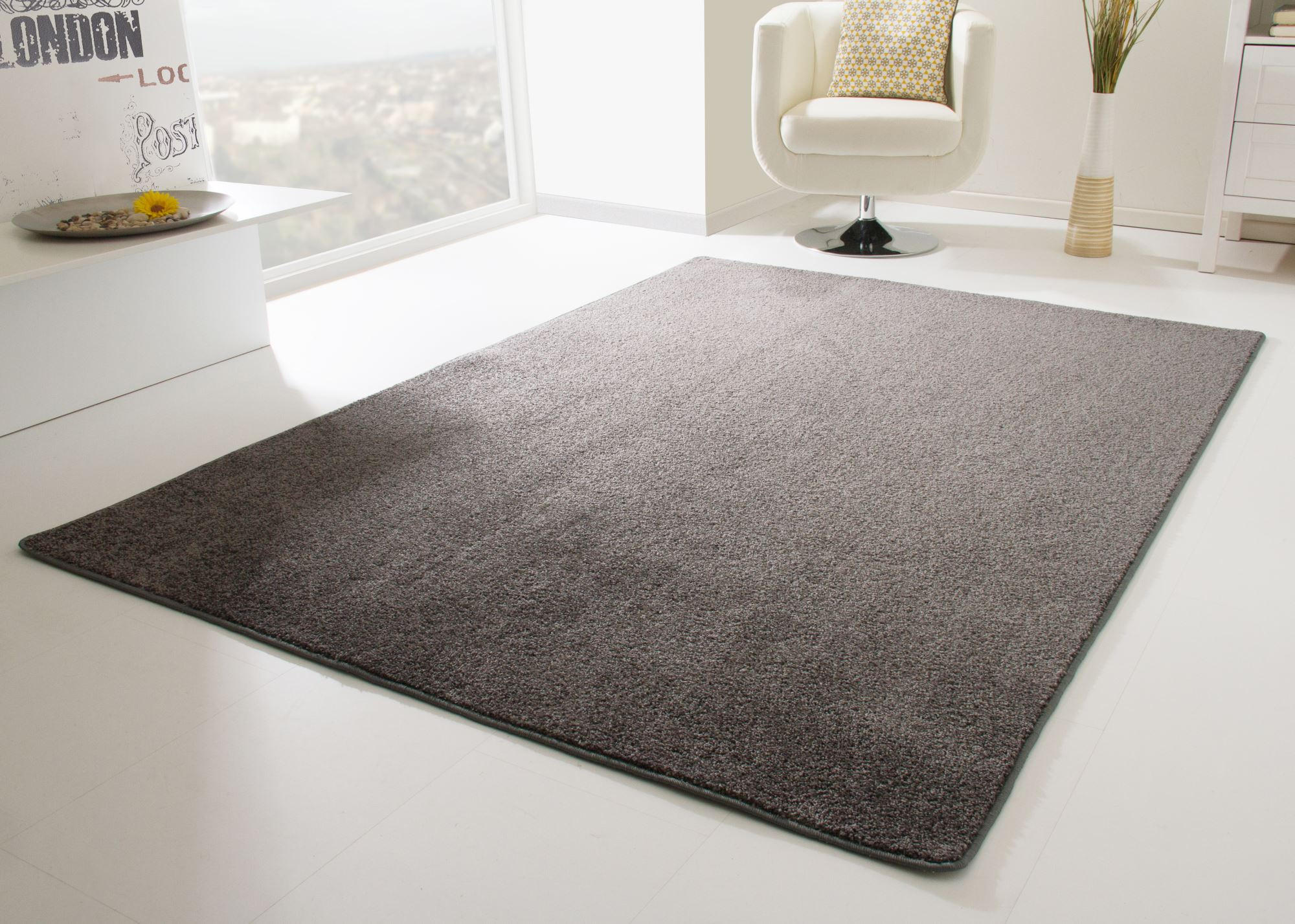 TEPPICH 200/200 cm Cambridge - Anthrazit, Textil (200/200cm) - Steffensmeier