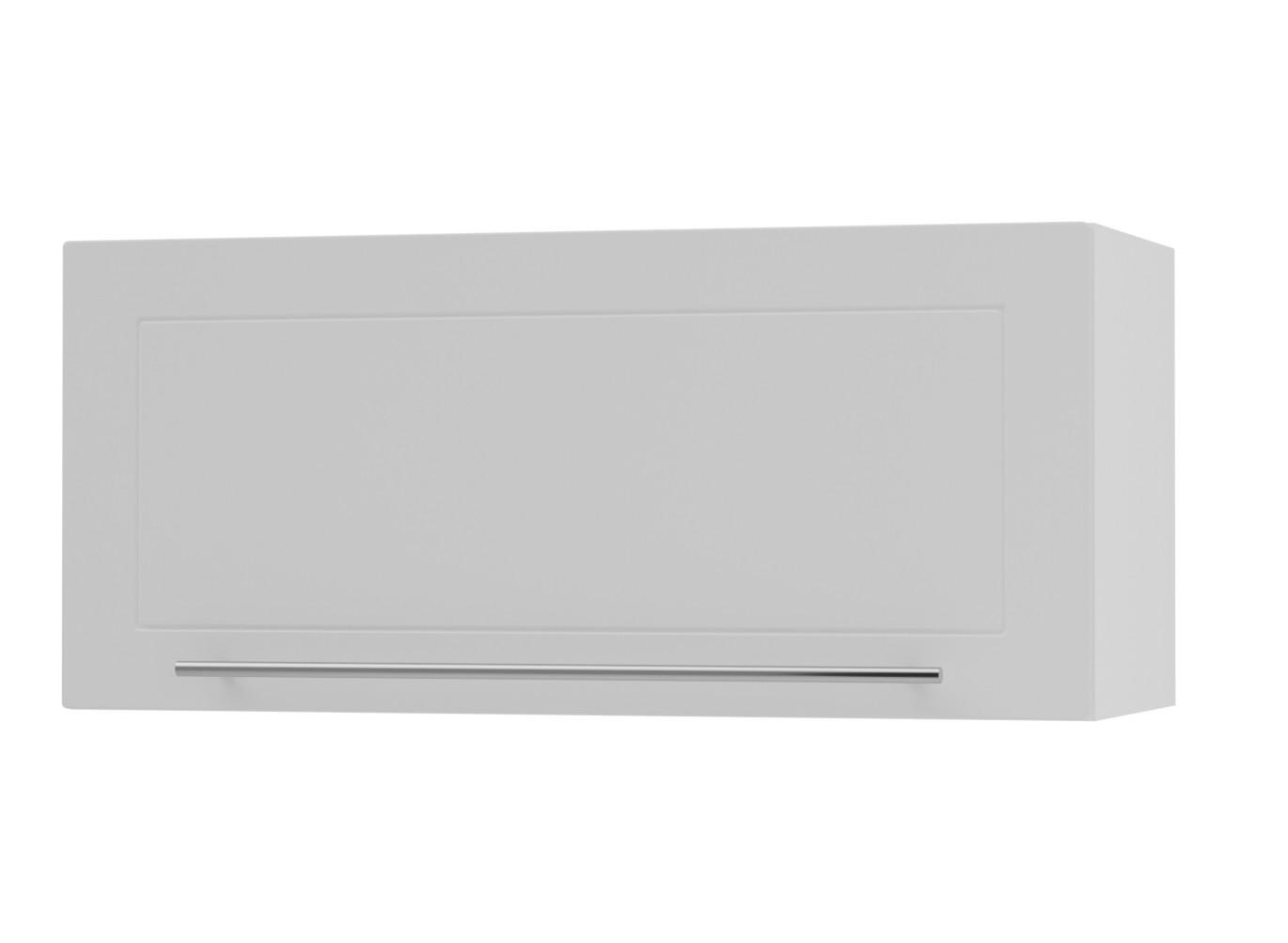 Feldmann-Wohnen Klapphängeschrank Weiß, Weiß 80x36x32.5 cm